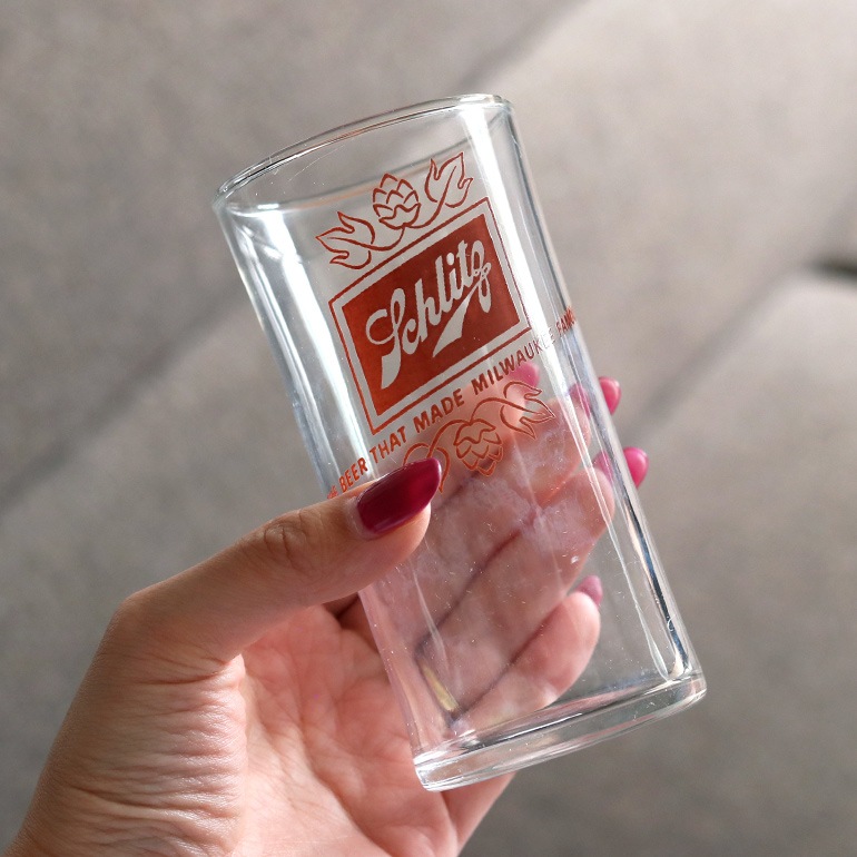 VINTAGE｜Schlitz シュリッツ ビアグラス