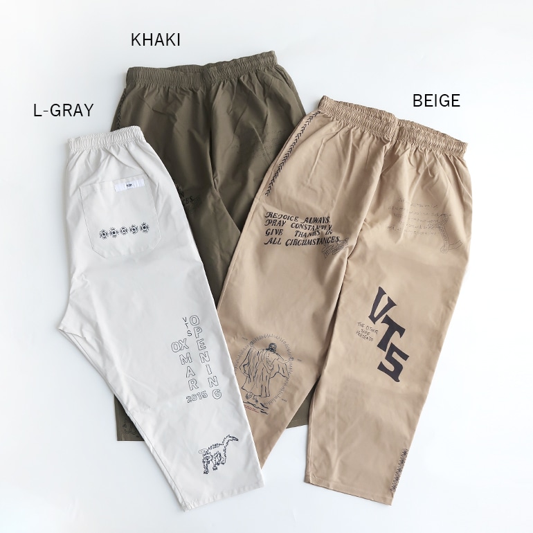 VOIRY ヴォイリー｜SUNDAY PANTS-VTS L-GRAY 通販｜DUPON35