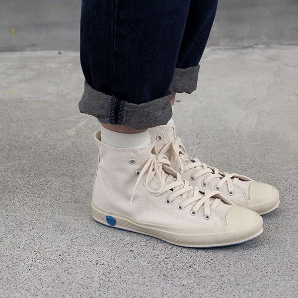 SHOES LIKE POTTERY シューズライクポタリー｜ハイカットキャンバスシューズ ホワイト