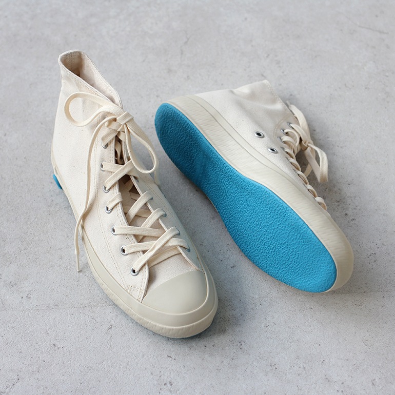 SHOES LIKE POTTERY シューズライクポタリー｜ハイカットキャンバスシューズ ホワイト
