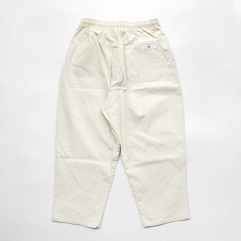 VOIRY ヴォイリー｜SUNDAY PANTS-CORDUROY IVORY