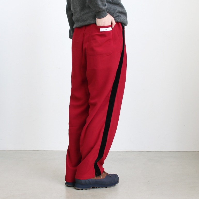 VOIRY ヴォイリー｜SCHOOL PANTS-F　BLACK/BLACK