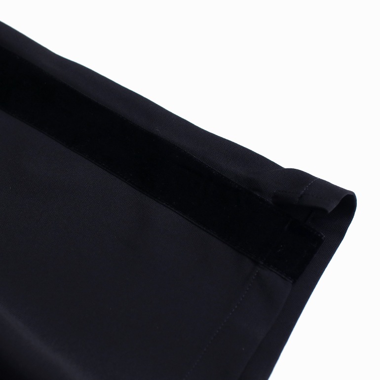 VOIRY ヴォイリー｜SCHOOL PANTS-F　BLACK/BLACK