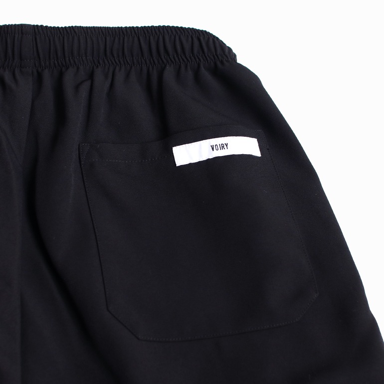 VOIRY ヴォイリー｜SCHOOL PANTS-F　BLACK/BLACK