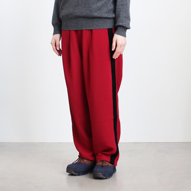 VOIRY ヴォイリー｜SCHOOL PANTS-F　BLACK/BLACK