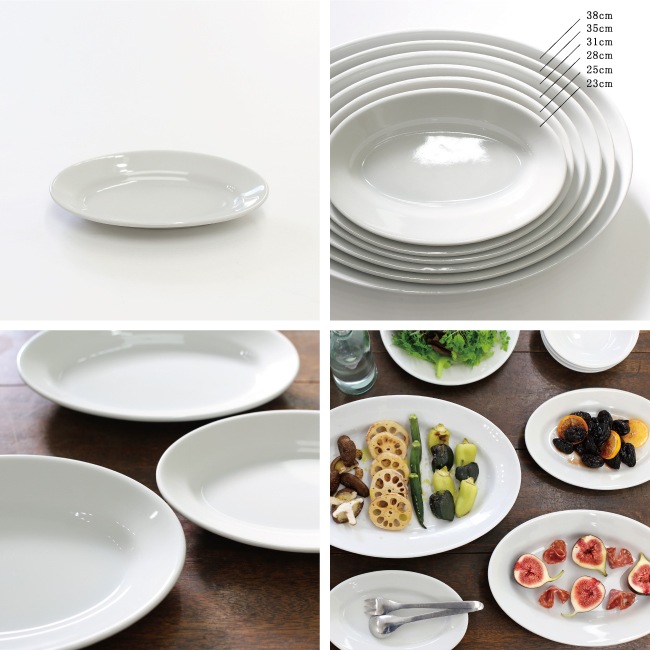 Saturnia サタルニア｜チボリ オーバルプレート 23cm