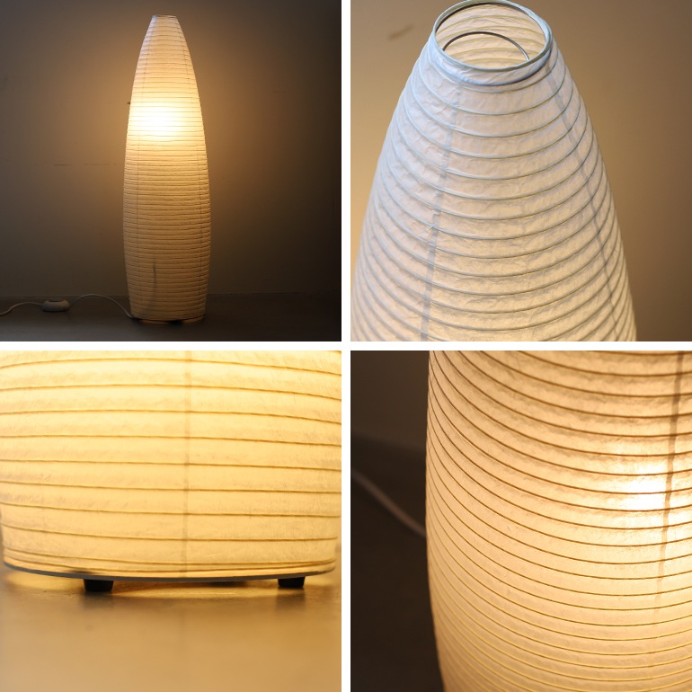 楽天市場】和紙 照明 スタンド paper moon ペーパームーン PM02 内田繁