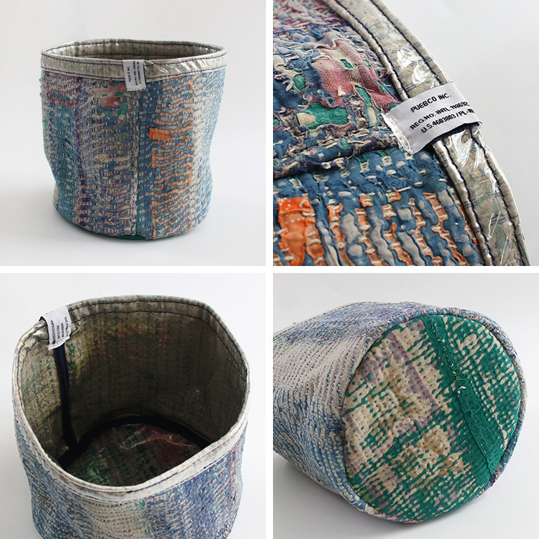 PUEBCO プエブコ｜COVERED VINTAGE KANTHA QUILT ORGANIZER