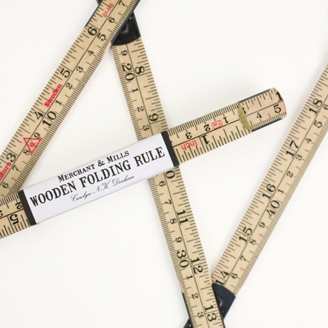 MERCHANT&MILLS マーチャン&ミルズ｜WOODEN FOLDING RULE　木製折り尺