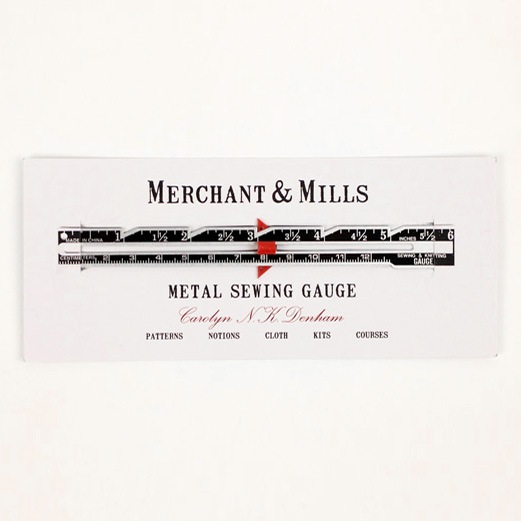 MERCHANT&MILLS マーチャン&ミルズ｜METAL SEWING GAUGE　メタル定規