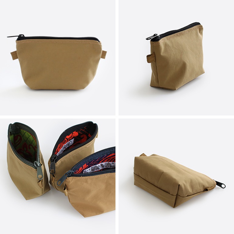 【取扱終了/在庫限り】PUEBCO プエブコ｜RUBBERIZED HOOD FABRIC x JACQUARD POUCH