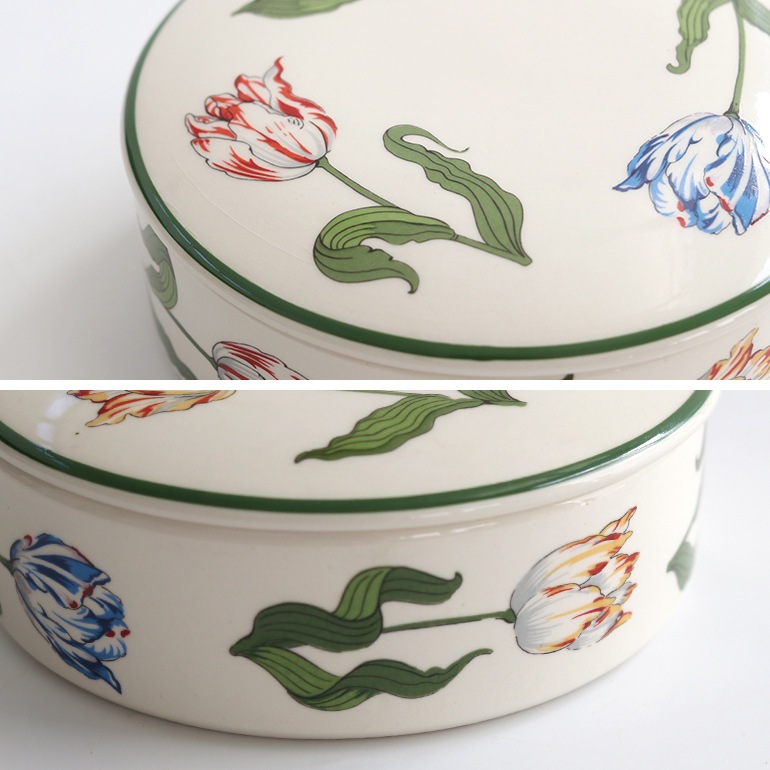 VINTAGE｜TIFFANY TULIPS 蓋付き小物入れ 通販｜DUPON35