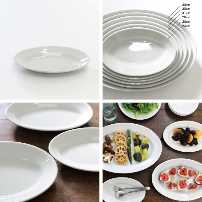 Saturnia サタルニア｜チボリ オーバルプレート 28cm