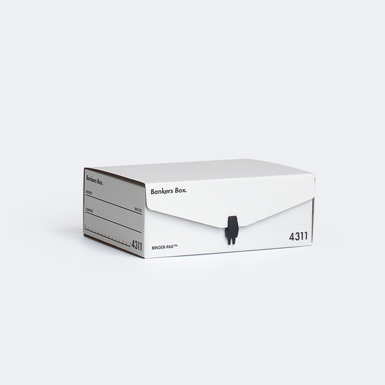 Fellowes フェローズ｜BANKERS BOX 4311バインダーパック 3個1パック（ブラック）