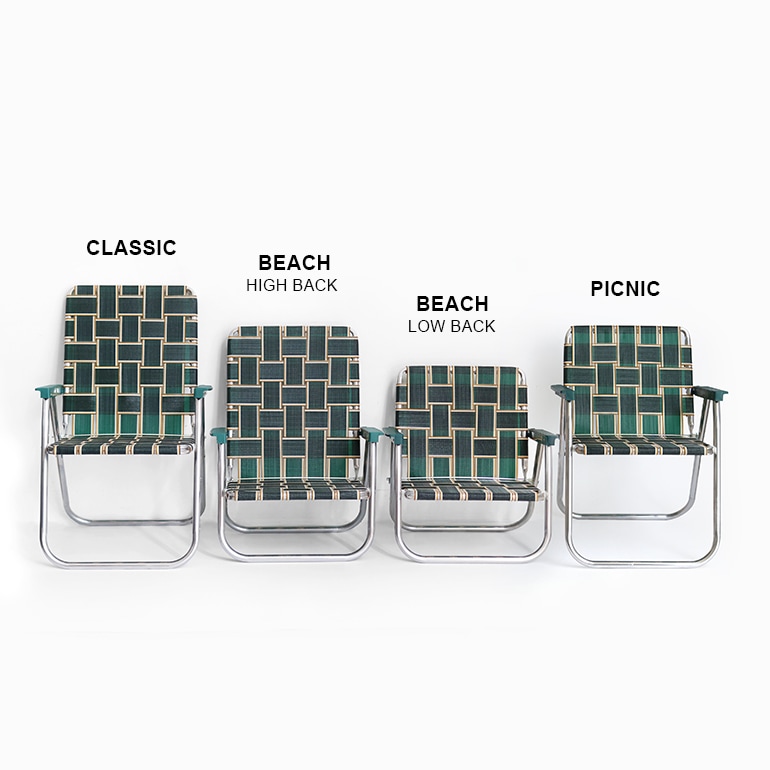 新品★バスプロ★クラシック　ローンチェア（送料無料）コバルトブルー×ホワイト LAWN CHAIR ローンチェア｜LOW BACK BEACH CHAIR【CHARLESTON GREEN