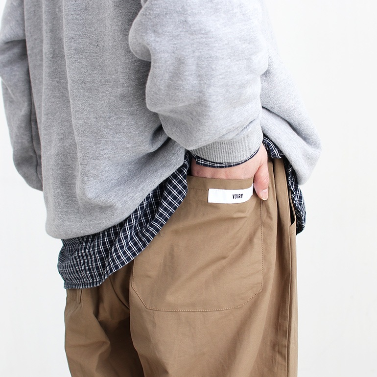 VOIRY ヴォイリー｜SECOND PANTS-B BLACK