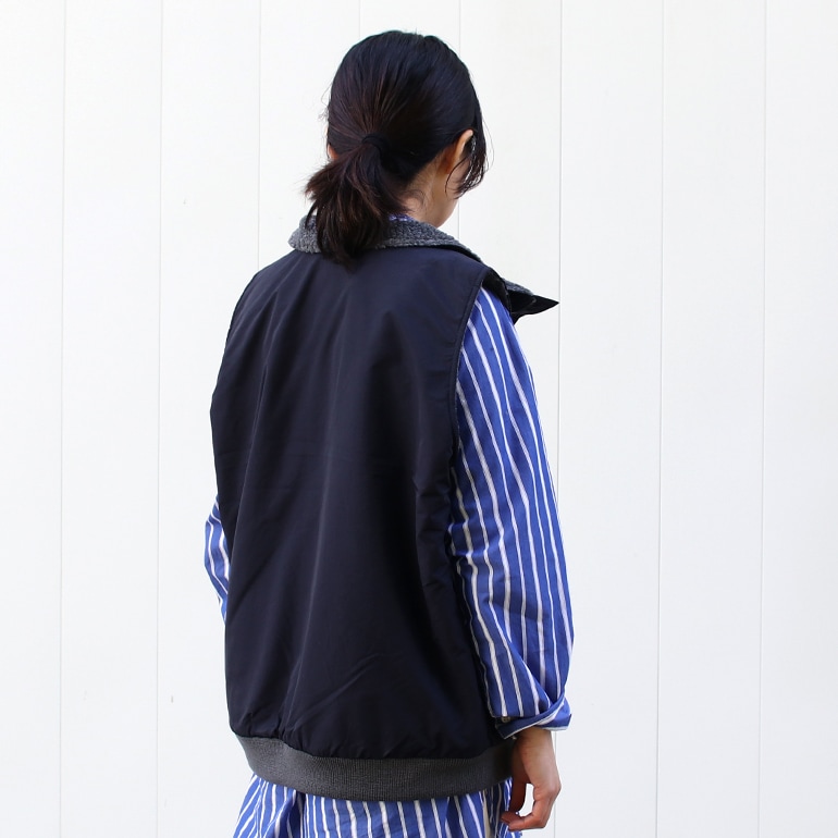 【セール】【50%オフ】necessary or unnecessary ネセサリー オア アンネセサリー｜SQUALL VEST【全2色】