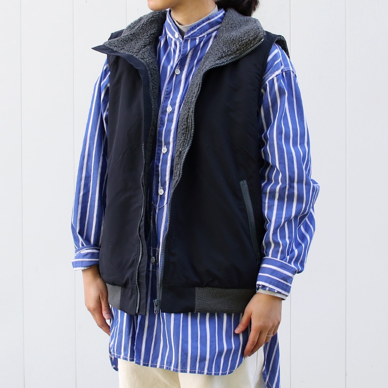 【セール】【50%オフ】necessary or unnecessary ネセサリー オア アンネセサリー｜SQUALL VEST【全2色】