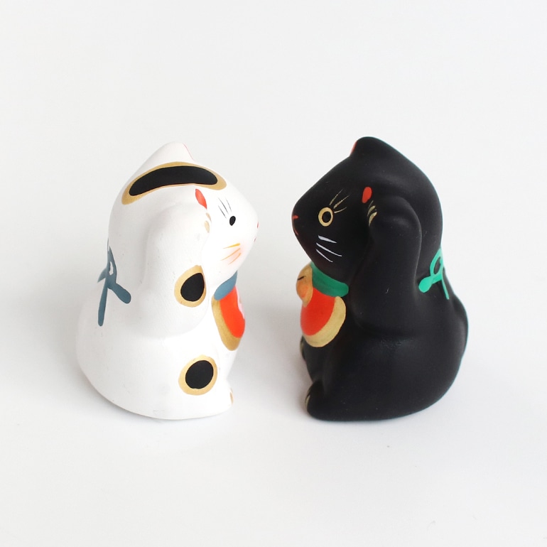 中川政七商店 なかがわまさしちしょうてん｜福招き猫みくじ　白猫/黒猫