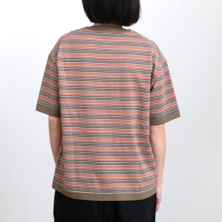maillot マイヨ｜“mature”multi border-Tee【全2色】