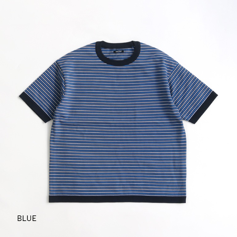 maillot マイヨ｜“mature”multi border-Tee【全2色】