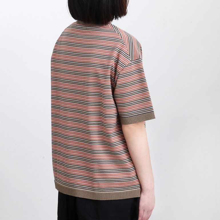 maillot マイヨ｜“mature”multi border-Tee【全2色】