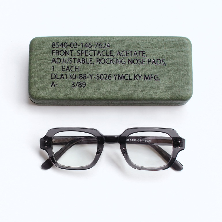 USSタイプ S9 アイウェア フレーム (ブラック×クリア)