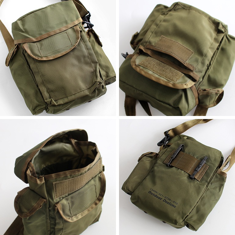デッドストック 米軍 OUTDOOR DESIGNS社製 ラジオポーチ / ショルダー