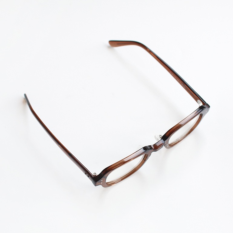 USSタイプ S9 アイウェア フレーム (ブラウン×クリア)