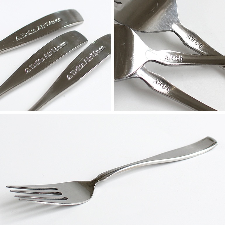 VINTAGE｜デッドストック  デルタ航空  機内食カトラリー  フォーク