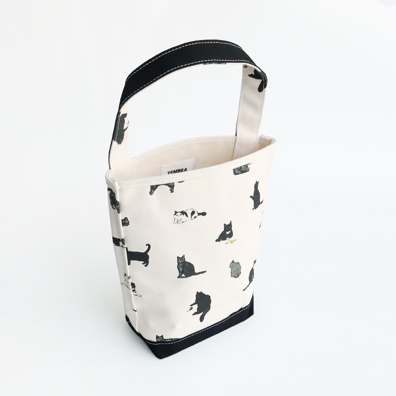 TEMBEA テンベア｜BAGUETTE TOTE SMALL　CAT/BLACK