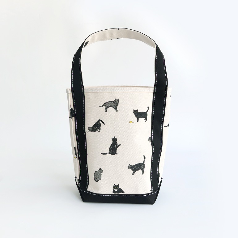 TEMBEA テンベア｜BAGUETTE TOTE SMALL　CAT/BLACK