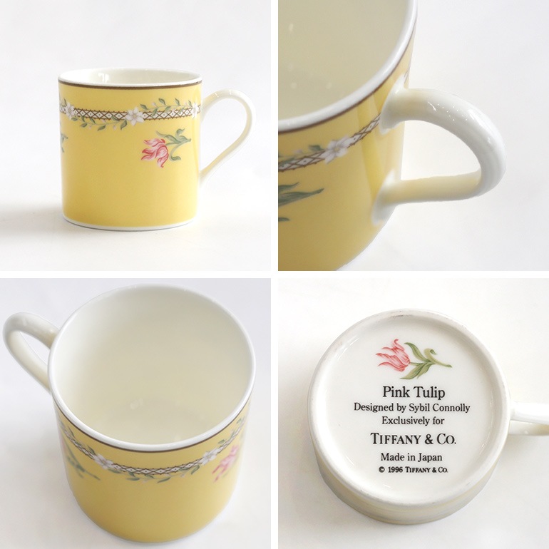 VINTAGE｜Tiffany&Co. Pink Tulip カップ＆ソーサー