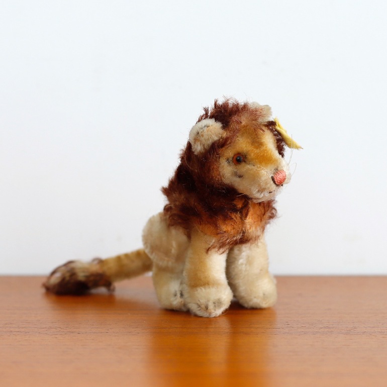 シュタイフ★Lion Leo 10cm★ライオンのレオ★ビンテージ★Steiff 送料無料 シュタイフ Lion Leo 10cm ライオンのレオ ビンテージ