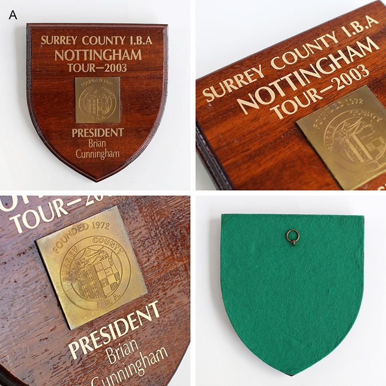 VINTAGE｜Lawn Bowls Memorabilia Plaques #8