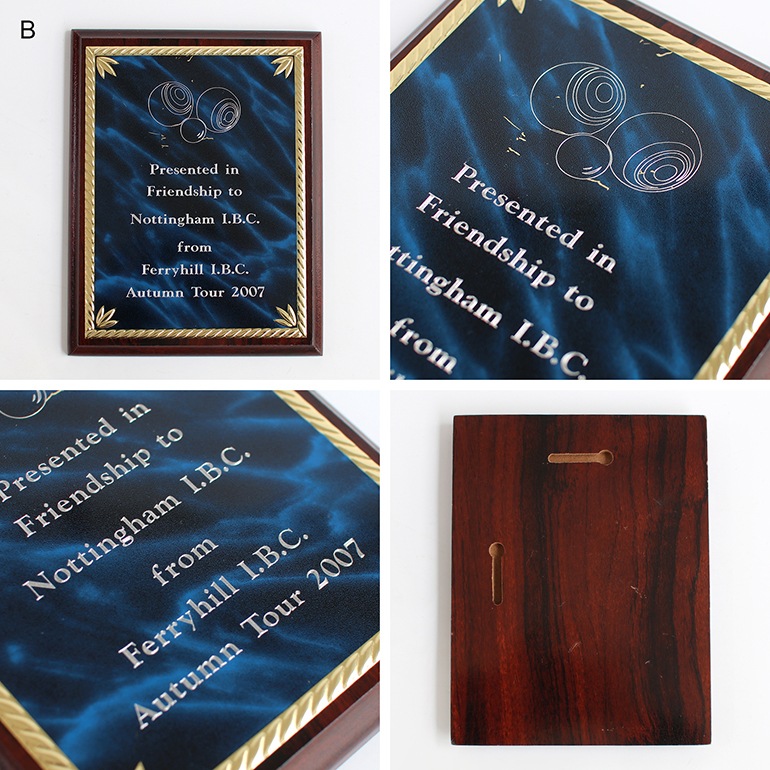 VINTAGE｜Lawn Bowls Memorabilia Plaques #8