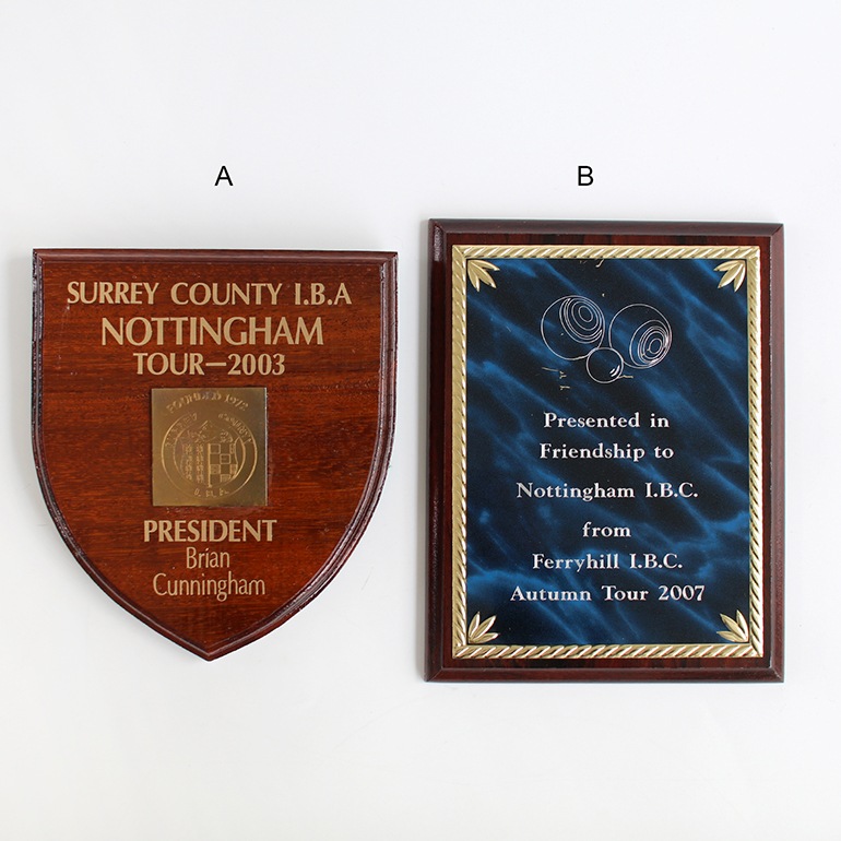 VINTAGE｜Lawn Bowls Memorabilia Plaques #8
