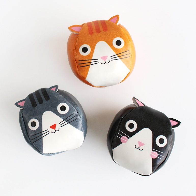 【取扱い終了/セール】KIKKERLAND キッカーランド｜KIDOKI Three Cats Juggling Balls (お手玉)