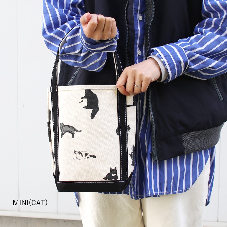 TEMBEA テンベア｜BAGUETTE TOTE MINI CAT/BLACK 通販｜DUPON35