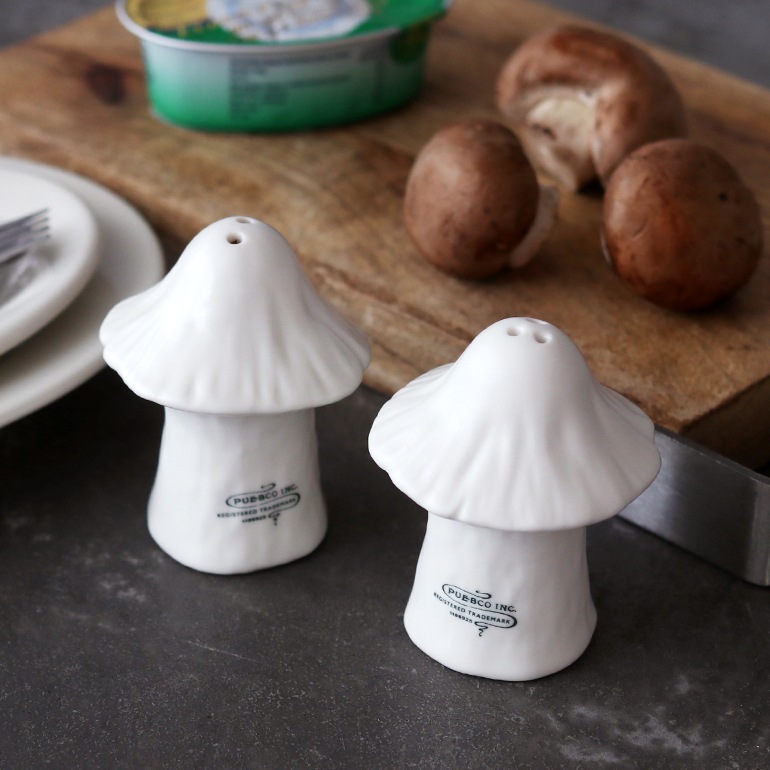 PUEBCO プエブコ｜CERAMIC SALT & PEPPER SHAKER SET / Mushroom 通販