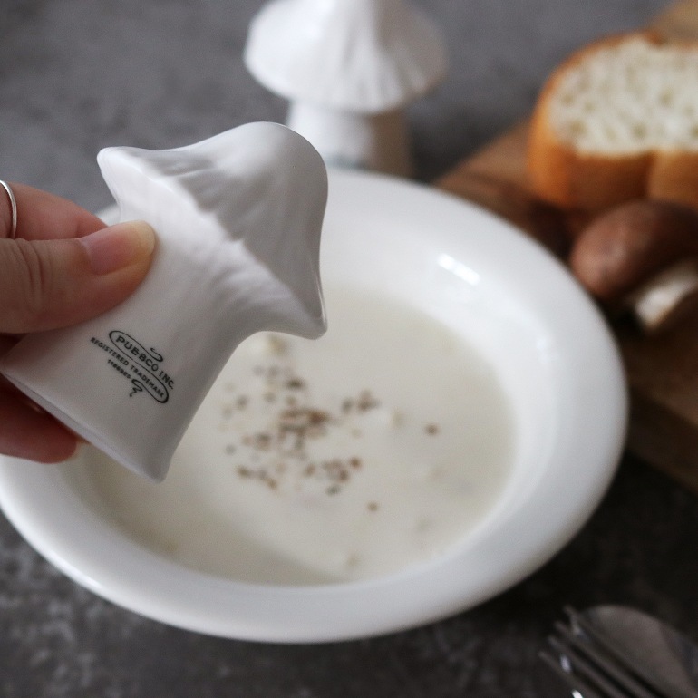 PUEBCO プエブコ｜CERAMIC SALT & PEPPER SHAKER SET / Mushroom 通販