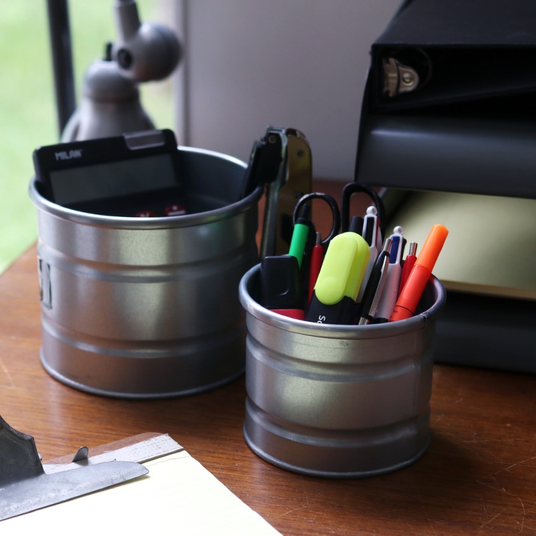 GALVANIZED DESKTOP TANK ROUND L