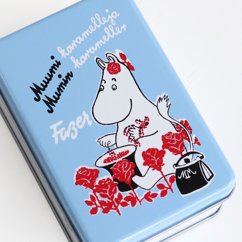 Fazer ファッツェル｜ムーミンママ缶　ゲイシャミルクチョコレート