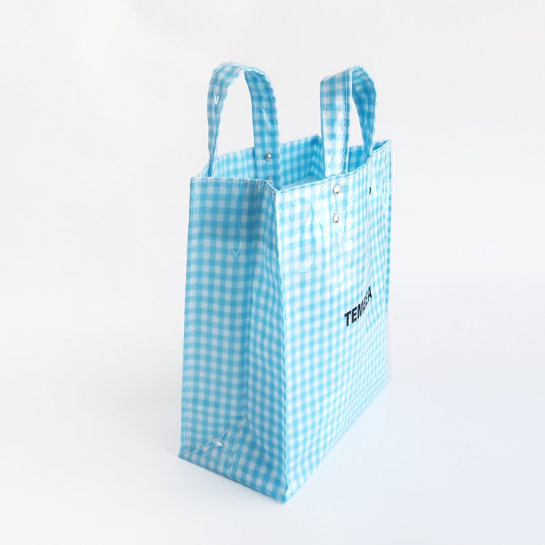 TEMBEA テンベア｜PAPER TOTE MEDIUM GINGHAM SAX 通販｜DUPON35
