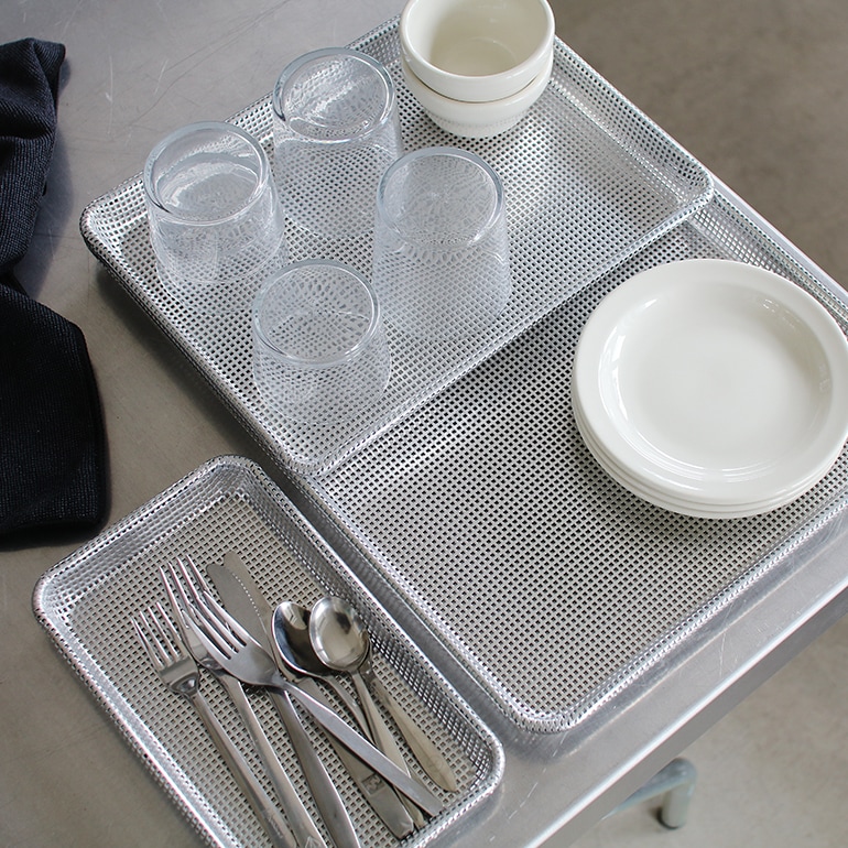 PERFORATED ALUMINUM TRAY 255 パーフォレイテッド アルミニウム トレイ
