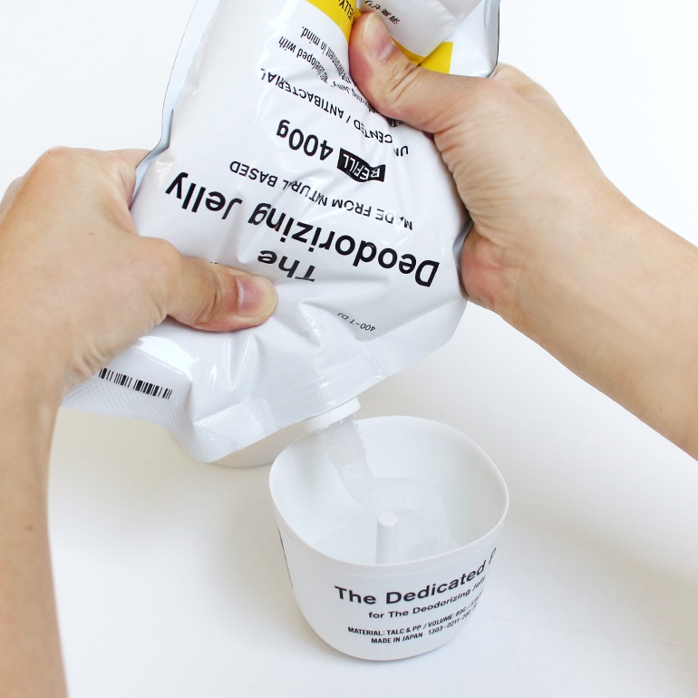 THE ザ｜THE 消臭ゼリー by きえ～る 詰替用【リフィル単品】