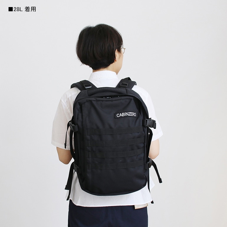 cabin zero キャビンゼロ｜MILITARY STYLE 28L　ABSOLUTE BLACK