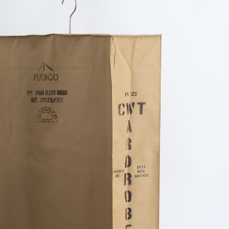 PUEBCO プエブコ｜RUBBERIZED FABRIC HANGING ORGANIZER W/WIRE FRAME / COAT & JACKET