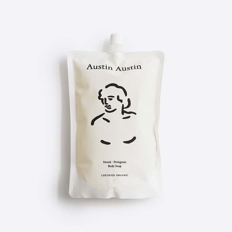 Austin Austin オースティン オースティン｜ネロリ・プチグレン ボディソープ 600ml pouch 詰替用【リフィル単品】
