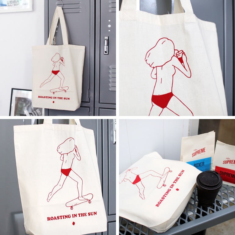 【取扱終了/在庫限り】COFFEE SUPREME コーヒースプリーム｜SKATER GIRL TOTE BAG